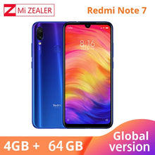 Load image into Gallery viewer, Global Version White Xiaomi Redmi Note 7 4GB RAM 64GB ROM 5V 2A QC charge Mobile Phone Snapdragon 660 4000mah 48MP Xiomi Camera